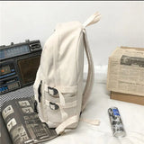 Multi-Pocket Female Backpack School Bag for Teenage Girls Boys Student
