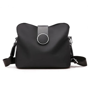 Multi-layer Nylon Shoulder Messenger Bag for Women