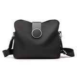 Multi-layer Nylon Shoulder Messenger Bag for Women