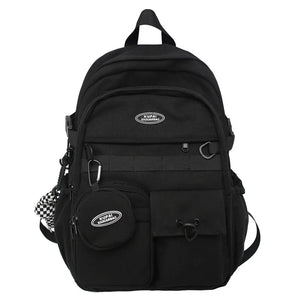 Waterproof Multi-Pocket Youth Backpack for Teenage Girls Boys
