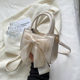 Net Red Small Square Bag Women's Bag Casual Bow Small Square Bag