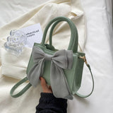 Net Red Small Square Bag Women's Bag Casual Bow Small Square Bag