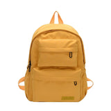 Waterproof Nylon Women Backpack Solid Casual Backpack for Teenagers Women Large