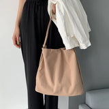 Nylon Canvas Shoulder Bag for Women Cotton Cloth Female Student Messenger Bag