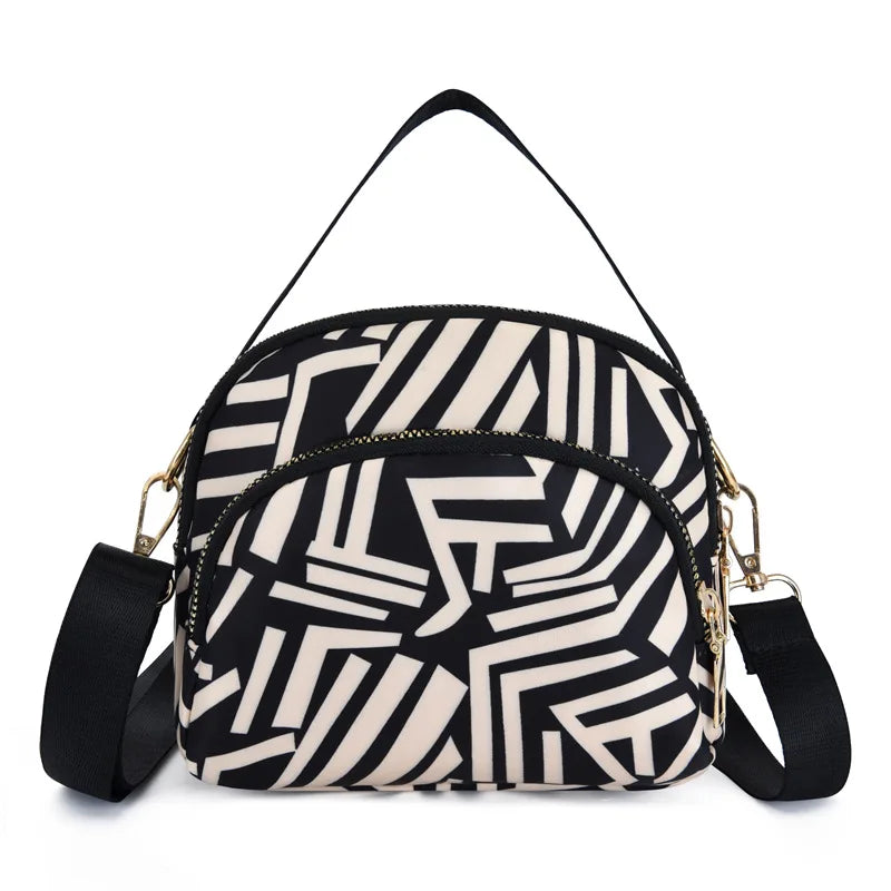 Nylon Shoulder Bag Middle-aged Elderly Mother Handbag Leisure Small Bag