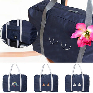 Nylon Foldable Travel Bags Large Capacity Outdoor Unisex Bag