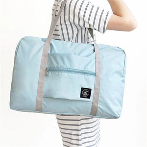 Nylon Foldable Travel Bags Large Capacity Luggage Handbags