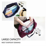 Nylon Foldable Travel Bags Large Capacity Luggage Men Women