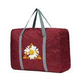 Nylon Foldable Travel Bags Large Capacity Luggage Bag Daisy Series