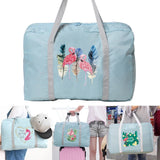 Nylon Foldable Travel Bags Large Capacity Storage - Flamingo Series