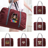 Nylon Foldable Travel Bags Leopard Large Capacity Waterproof Handbags