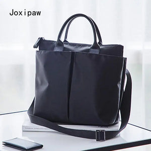 Nylon Shoulder Bag for Women Large Capacity Crossbody Bag Vintage Style