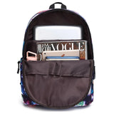 Nylon Waterproof Bow Print Backpack Large Capacity School Bag