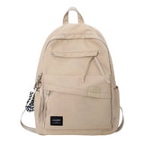Nylon Woman Backpack Casual Student Rucksack High Capacity Laptop Schoolba