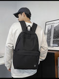 Nylon Men's Backpack Large Capacity Solid Water Proof Bags