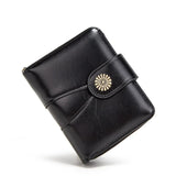 Vintage Floral Women's Small Wallet Short Purse Money Bag