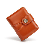 Vintage Floral Women's Small Wallet Short Purse Money Bag