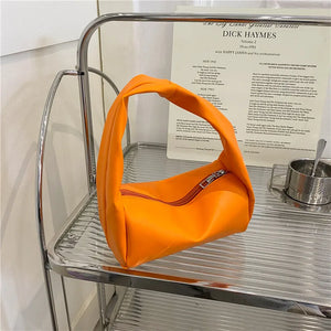 One Shoulder Knot Tofu Handbag Women's Subaxillary Bag