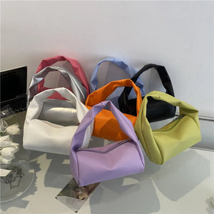 One Shoulder Knot Tofu Handbag Women's Subaxillary Bag