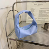 One Shoulder Knot Tofu Handbag Women's Subaxillary Bag
