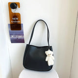 One Shoulder Bag Women Large Capacity Soft Leather Tote Handbag