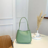 One Shoulder Bag Women Large Capacity Soft Leather Tote Handbag