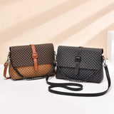 One-shoulder Messenger Bag Women's High-quality Contrast Printing Small Square B