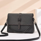 One-shoulder Messenger Bag Women's High-quality Contrast Printing Small Square B