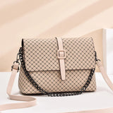 One-shoulder Messenger Bag Women's High-quality Contrast Printing Small Square B