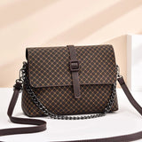 One-shoulder Messenger Bag Women's High-quality Contrast Printing Small Square B