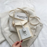 Fashionable PU Bucket Shoulder Bag with Zipper Closure