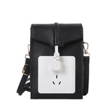 Fashionable PU Bucket Shoulder Bag with Zipper Closure