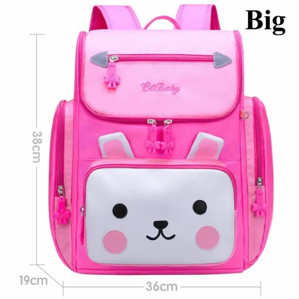 Waterproof Orthopaedics School Backpack for Girls Kids