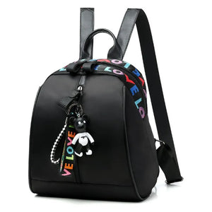 Vintage Oxford Backpack for Women College Girls Student School Bags