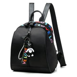 Vintage Oxford Backpack for Women College Girls Student School Bags