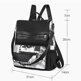 Waterproof Backpack Women's Multifunctional Shoulder Bags Large Capacity