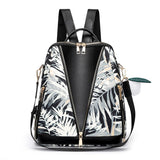 Oxford Waterproof Women's Backpack Lightweight Travel Shoulder Bag