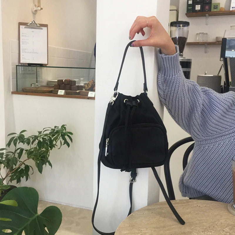 Oxford Shoulder Bag Multifunction Drawstring Travel Bag