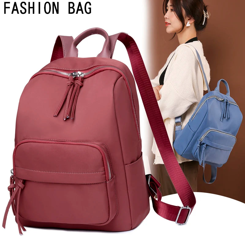 Oxford Waterproof Backpack for Women Large Capacity School Bags