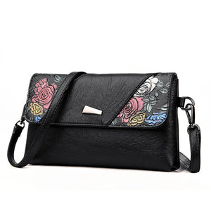 PU Leather Soft Clutch Bag Women Small Shoulder Messenger Bag