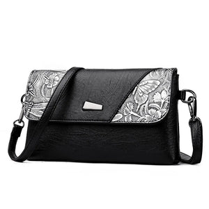PU Leather Soft Clutch Bag Women Small Shoulder Messenger Bag