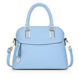 PU Leather Solid Shoulder Handbag Messenger Bag
