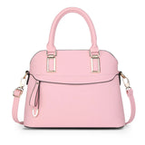 PU Leather Solid Shoulder Handbag Messenger Bag