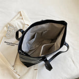 PU Leather Solid Shoulder Bags Large Capacity Totes For Women