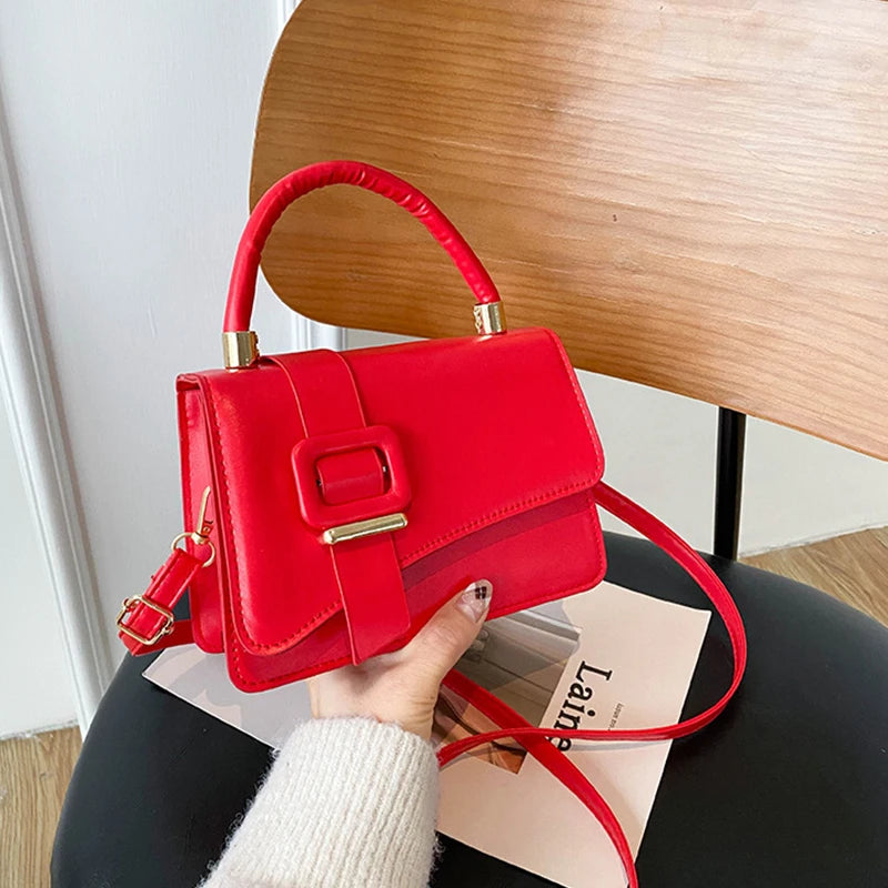 PU Leather Woman Handbag Female