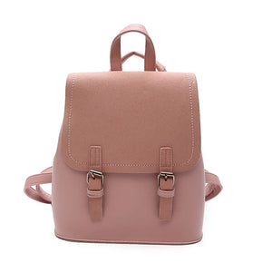 PU Leather Small Backpack for Women Girls School Travel Candy Bag