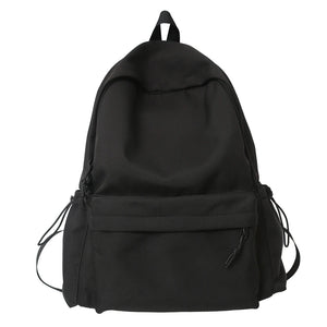 Waterproof Nylon Backpack Patchwork Japanese College School Bag