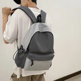 Waterproof Nylon Backpack Patchwork Japanese College School Bag