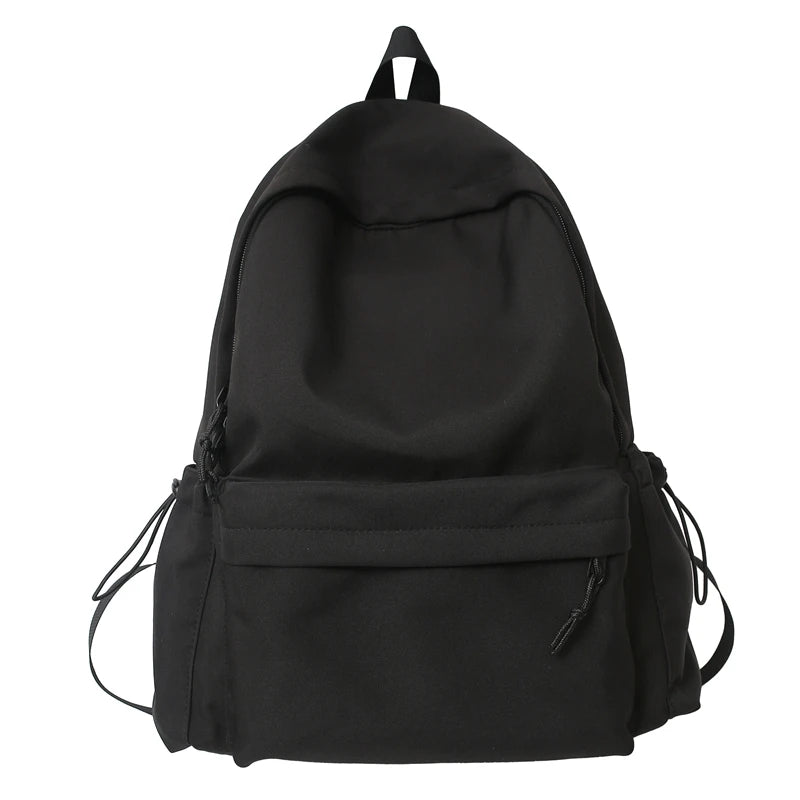 Waterproof Nylon Backpack Patchwork Japanese College School Bag