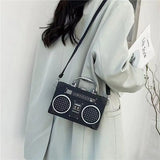 Retro Radio Shape Bag Ladies Shoulder Bag